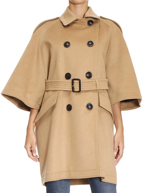 burberry swing coat|Burberry cashmere cape coat.